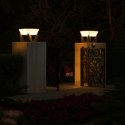 Elara – Japanse Solar Tuinlamp op Zonne-energie