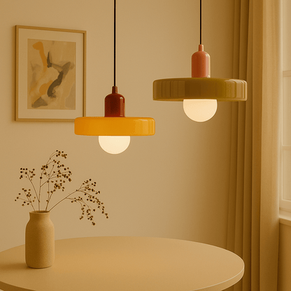 Silvessa – Scandinavische Hanglamp van Glas