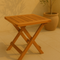 Solaro – Opvouwbare Salontafel van Massief Acaciahout – 40x40 cm Weerbestendige Houten Tuintafel