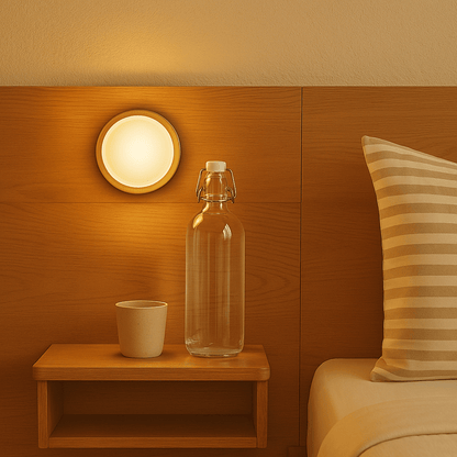 Doria – Wandlamp in Zwart & Goud – Luxe Glazen Wandverlichting E27 | 30 cm
