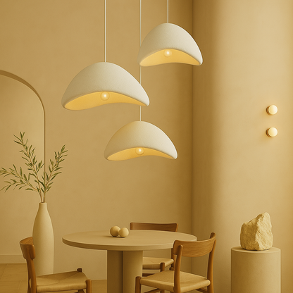 Nuvia – Luxe Boho Hanglamp van Resin & IJzer
