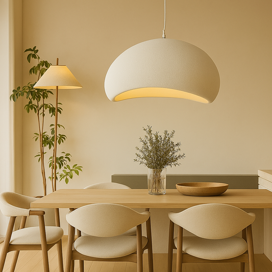 Nuvia – Luxe Boho Hanglamp van Resin & IJzer