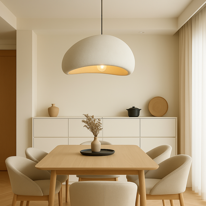 Nuvia – Luxe Boho Hanglamp van Resin & IJzer