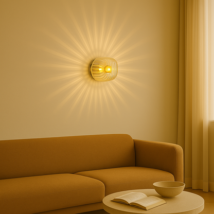 Skandio – Scandinavische Wandlamp van Glas en Metaal